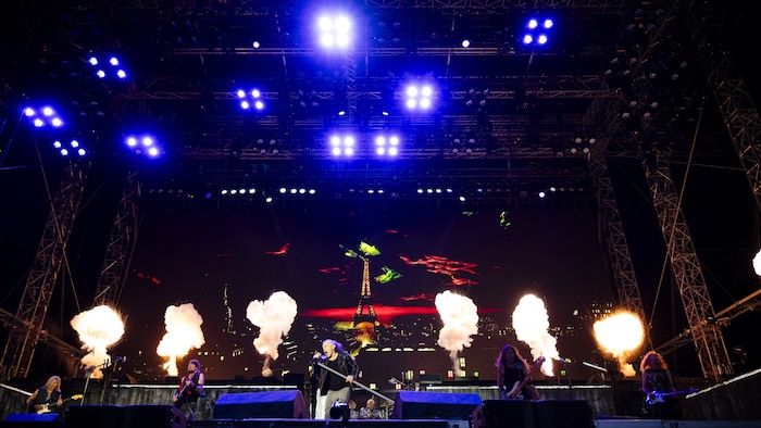 Feuer frei hieß es bei den englischen Kultmetallern Iron Maiden als Headliner auf den Pannonia ...