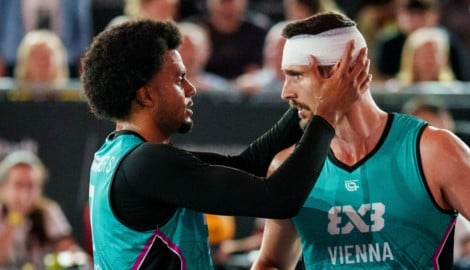 Das Team Vienna ist beim 3x3-Basketball-Heimturnier ins Viertelfinale eingezogen.