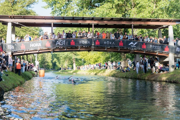 Am Lendkanal wurden die Athleten von zahlreichen Fans angefeuert.
