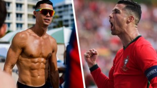 Cristiano Ronaldo präsentiert sich wie gewohnt in Topform.