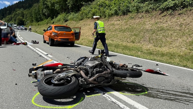 Aufgrund des Unfalls musste die B181 zwischenzeitlich gesperrt werden.