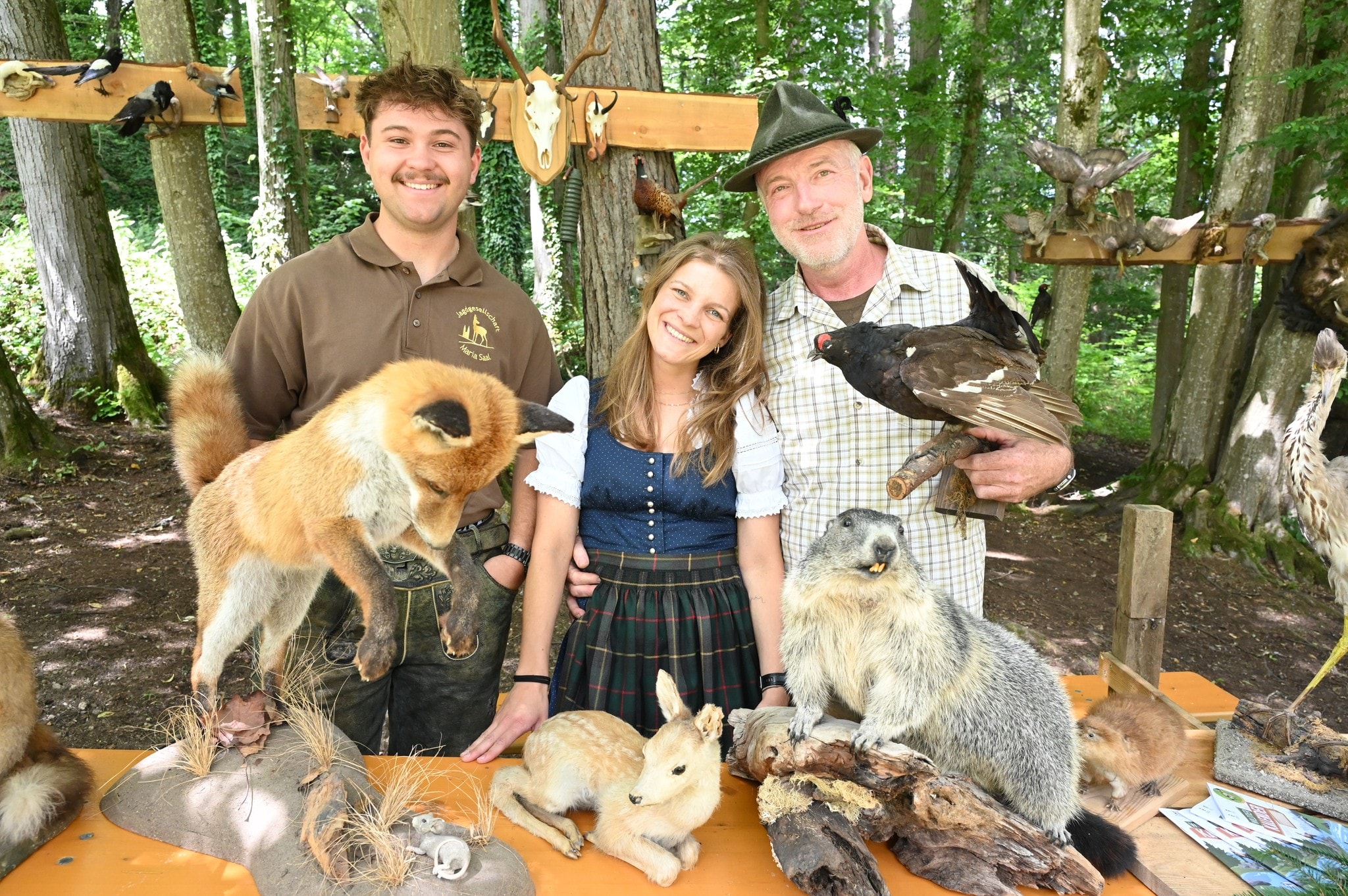 Wie die Wildtiere zusammenleben, konnten Interessierte beid er Jagdgesellschaft Maria Saal und ...