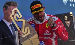 Lewis Hamilton (m.) hat den Grand Prix von Katalonien gewonnen.