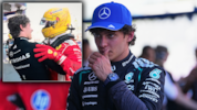 Kimi Antonelli gratulierte Lewis Hamilton herzlich.
