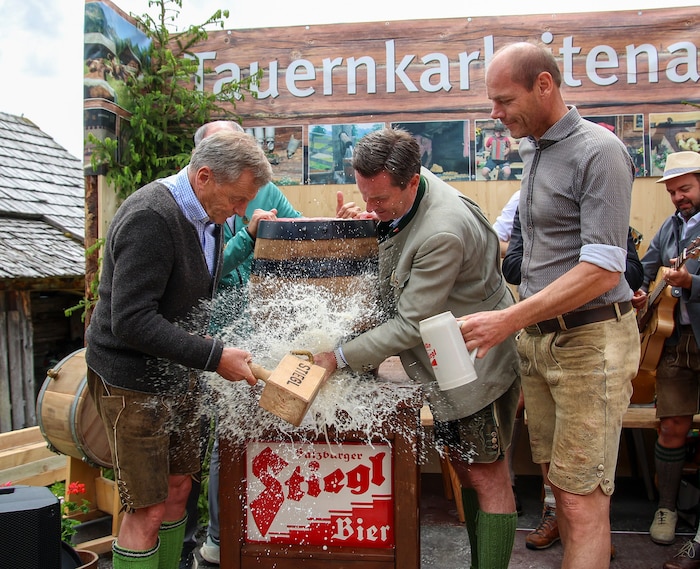 Es brauchte drei Schläge: Scharfetter, Gstaltmaier von Stiegl und Walchhofer.