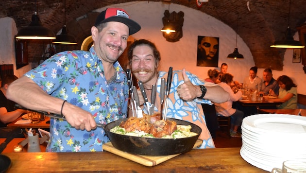 Frische Küche statt fader Kick: Im Johanneskeller gibt es viel zu essen, aber nichts zur ...