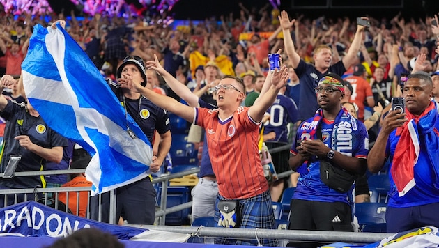 Schottlands Fans beim WM-Spiel gegen Haiti