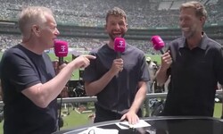 Das Experten-Duo Thomas Müller (mi.) und Jürgen Klopp sorgten mit ihren launischen Aussagen für ...