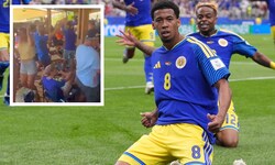 Riesige Freude bei Curacao nach dem Treffer zum 1:1 gegen Deutschland.