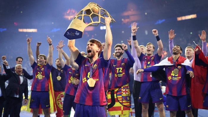 FC Barcelona feiert den Champions-League-Titel.