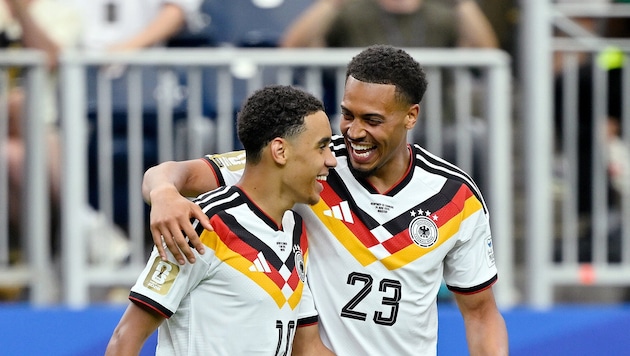 Felix Nmecha und Jamal Musiala trafen für Deutschland beim WM-Auftaktspiel gegen Curacao.