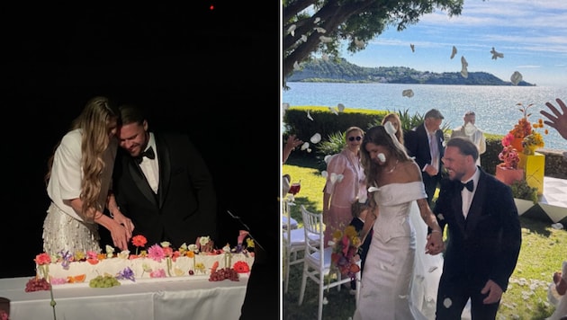 Miha Hrobat hat seine Lana geheiratet.