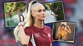 Alisha Lehmann urlaubt auf Jamaika.