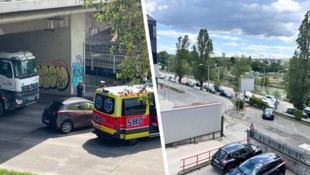 Montagvormittag ist es zu einem Unfall direkt auf der Nußdorfer Lände gekommen.
