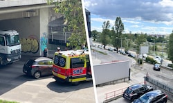 Montagvormittag ist es zu einem Unfall direkt auf der Nußdorfer Lände gekommen.
