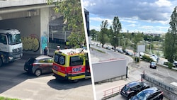 Montagvormittag ist es zu einem Unfall direkt auf der Nußdorfer Lände gekommen.
