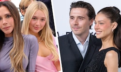 Ein Treffen mit bitterem Nachgeschmack: Eigentlich wollte Harper Beckham (hier mit Mutter ...