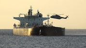 Ein britisches Einsatzkommando landete per Helikopter auf dem Schiff.