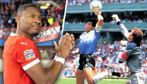 Maradona half einst die „Hand Gottes“, auch ÖFB-Star David Alaba ist tiefgläubig.