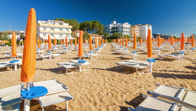 Several popular beach resorts in Italy, including Jesolo (pictured above), are set to introduce ...