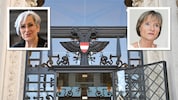 Die Präsidenten der Oberlandesgerichte (rechts Katharina Lehmayer vom OLG Wien) klagen über das ...