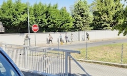 Ein selten gewordener Anblick: Flüchtlinge in Deutschkreutz.