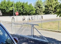 Ein selten gewordener Anblick: Flüchtlinge in Deutschkreutz.