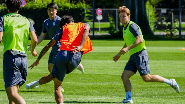 Lars Nussbaumer (r.) spielte schon in der vergangenen Saison in Bregenz.