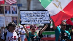 Vor dem WM-Spiel kam es zu Protesten.