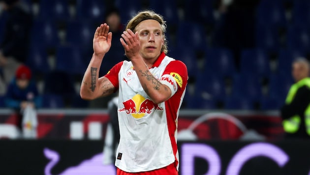 Red Bull Salzburgs Kapitän Mads Bidstrup steht vor dem Wechsel zu Lyon.