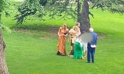 Prinzessin Beatrice (im Bild) und Prinzessin Eugenie trotzten bei einer Hochzeit in Wien dem ...