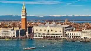 Bacino di San Marco vor dem Palazzo Ducale in Venedig