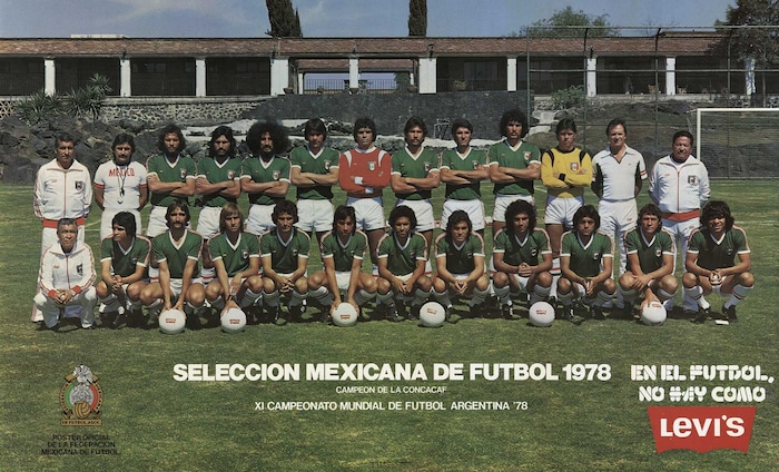 Das WM-Trikot Mexikos von 1978 stammt von Levi’s.