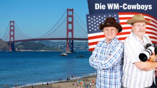 Die WM-Cowboys unterwegs in San Francisco.