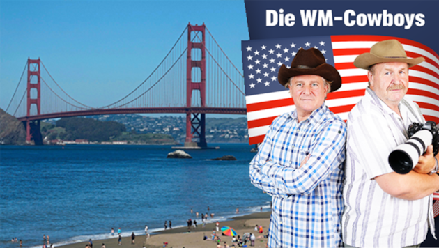 Die WM-Cowboys unterwegs in San Francisco.