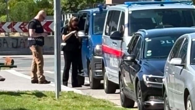 Die Einsatzkräfte befinden sich aktuell am Schulgelände.