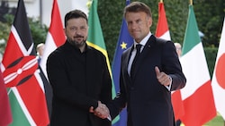Macron empfing Selenskyj in Evian-les-Bains.
