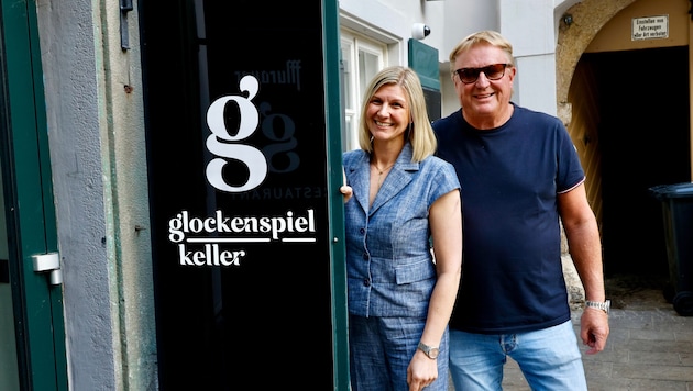 Geschäftsführerin Isabella Edler und Patron Franz Grossauer übernehmen den Glockenspielkeller.