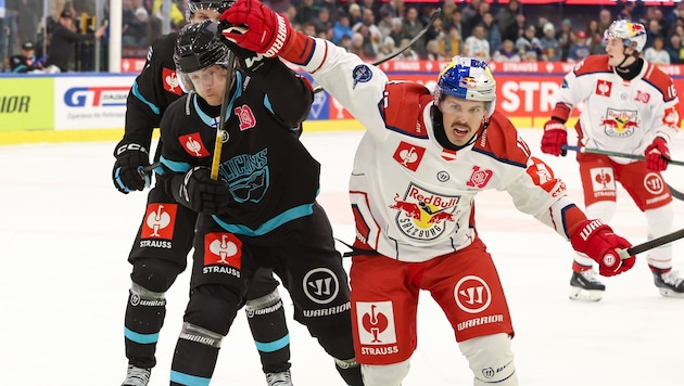Spielte in der Champions Hockey League schon gegen die Eisbullen: Kalynuk (links).