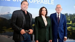 Ex-US-Vizepräsidentin Kamala Harris nimmt heuer am Austrian World Summit in der Wiener Hofburg ...