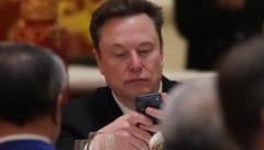 Musk hatte vergangene Woche in seinem Online-Dienst X Beiträge des rechtsextremen britischen ...