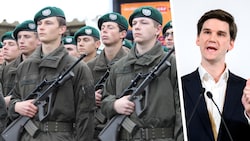 General Douglas Hoyos geht im Wehrdienst-Streit jetzt mit dem pinken Modell für „Willige beim ...