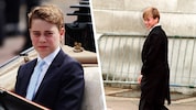 Prinz George tritt in die Fußstapfen seines Vaters William. Das Bild rechts zeigt den britischen ...