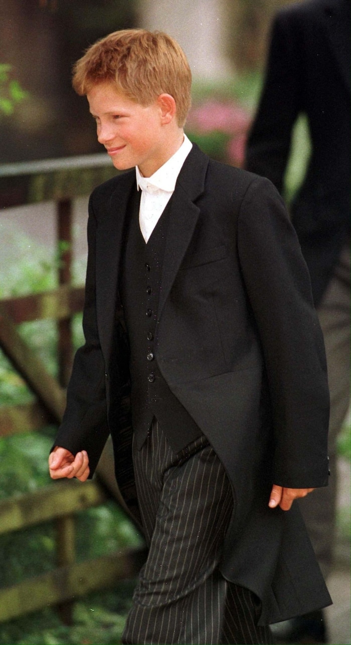Prinz Harry 1998 an seinem ersten Tag in Eton