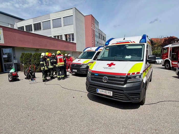 Rotes Kreuz versorgte vor Ort die Kinder