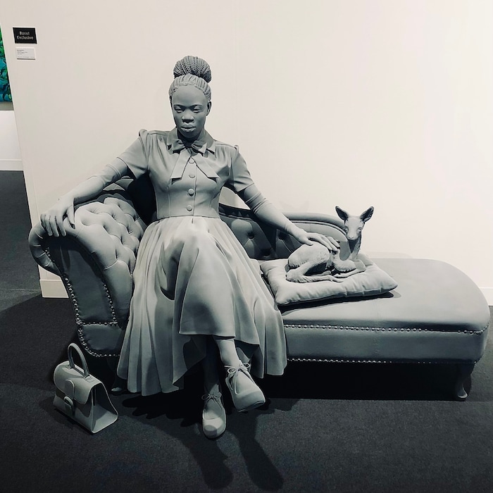 Hans Op de Beeck: „Cécile“, 2026, Galerie Krinzinger, angeboten um 110.000 Euro.