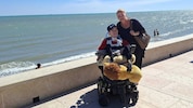 Basti und seine Mama Manuela in Grado