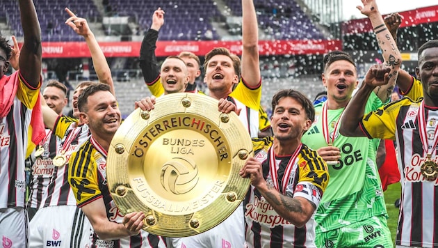 Am 17. Mai wurde Cupsieger LASK auch Meister.