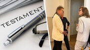 Die 45-Jährige, verteidigt von Astrid Wagner, soll durch Testamentsfälschung Millionenvermögen ...