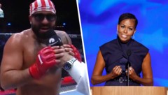 Josh Hokit beleidigte Michelle Obama bei Trumps Käfigkämpfen.